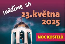 V pátek 23. května bude probíhat Noc kostelů